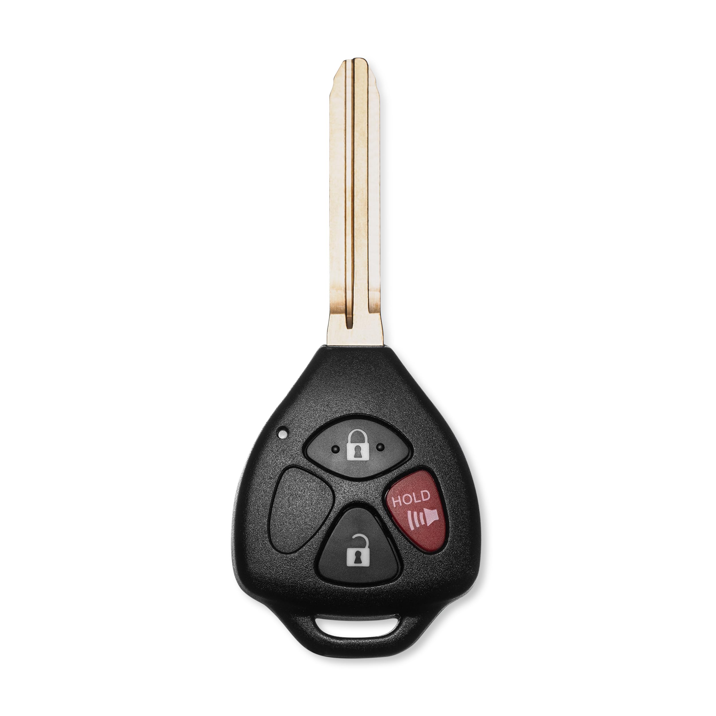 FOBTEK Keyless Entry Remote Head Key Fob for Scion tC xD Toyota Yaris Replacement for MOZB41TG, 89070-52850 (for 4D-67, 3-Button)